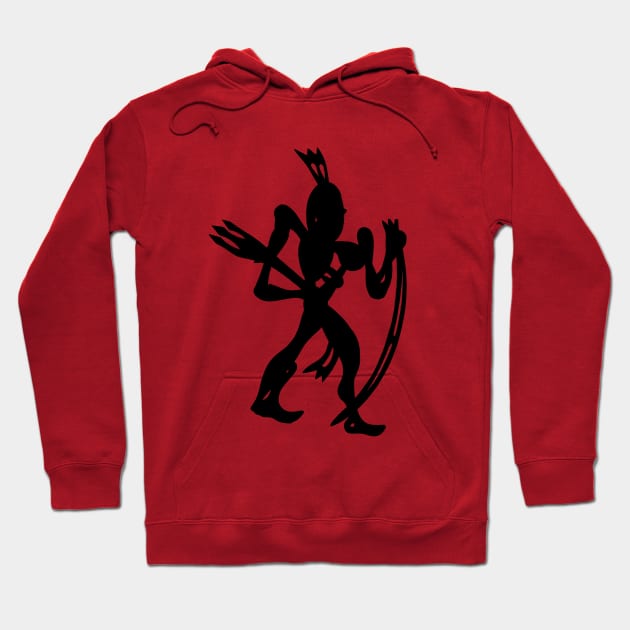 Tribal figure Hoodie by Made the Cut